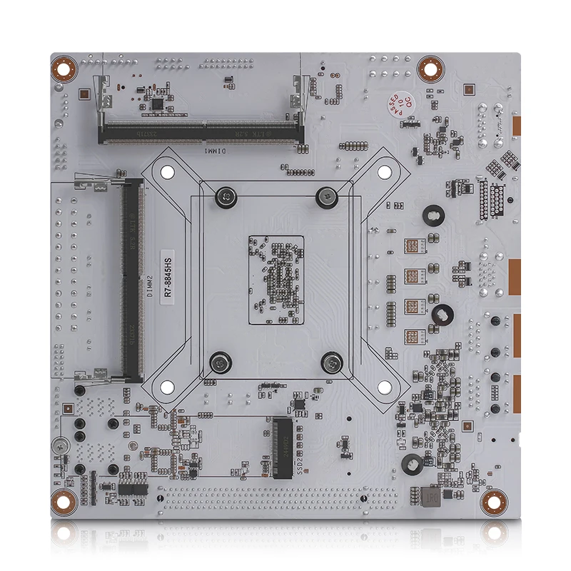 Mini ITX NAS Motherboard, AMD Ryzen 7 8845HS, 8-Bay, 2x10G LAN, USB4, 2xNVMe PCIe x16, 2xDDR5, Firewall Home NAS DIY Mainboard