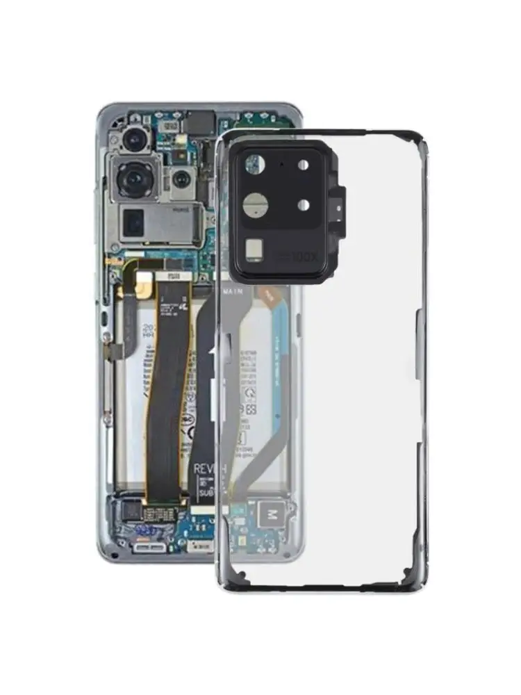 

652F Крышка батарейного отсека для мобильного телефона S20 Задняя стеклянная панель корпуса задней двери