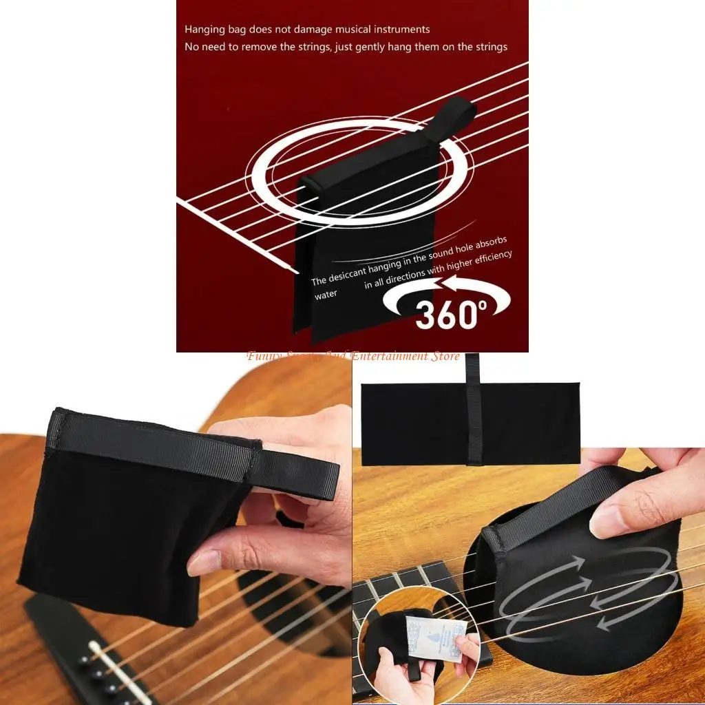 

C4DE Guitar Dehumidifier Hanging Bag Moisture Humidity Pack for Moisture Control