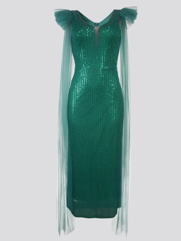 Newest Fashion Evening Dress 2026 Designer Party V-Neck Vestidos Women's Formal Sleeveless Luxurious Sequin Prom Long Maxi Dress