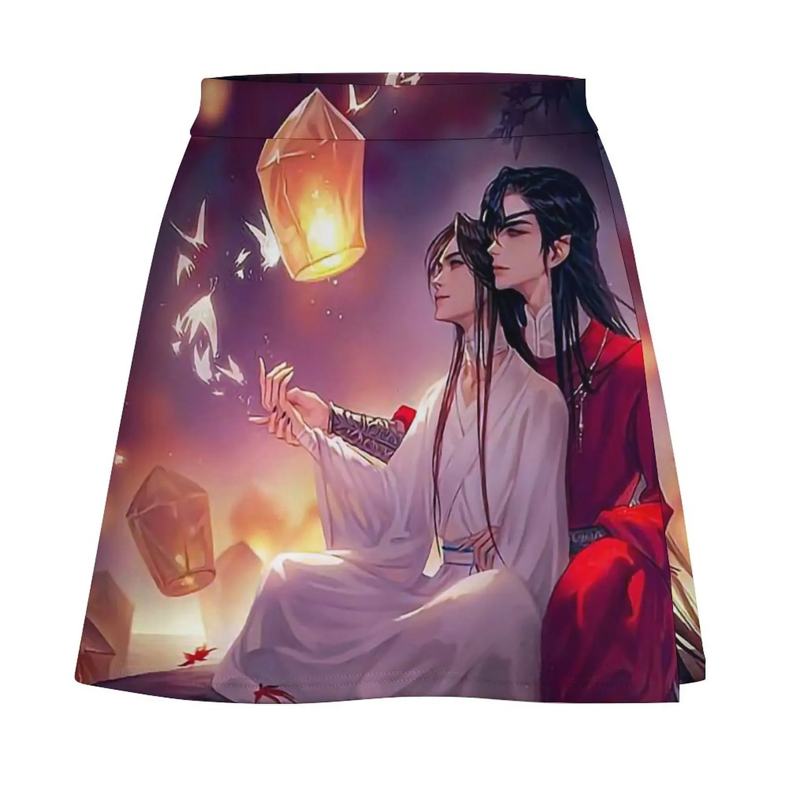 Blessing Official from heaven Butterflies and lanterns Mini Skirt japanese fashion night club outfits Clothing female Mini Skirt