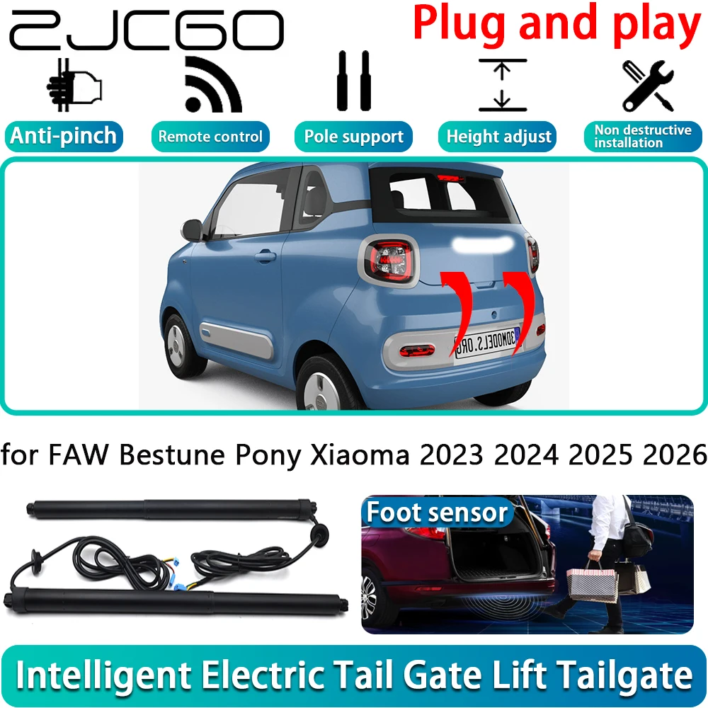 

ZJCGO for FAW Bestune Pony Xiaoma 2023 2024 2025 2026 Car OEM Electric Powered Tailgate Power Liftgate Automatic Tailgate System