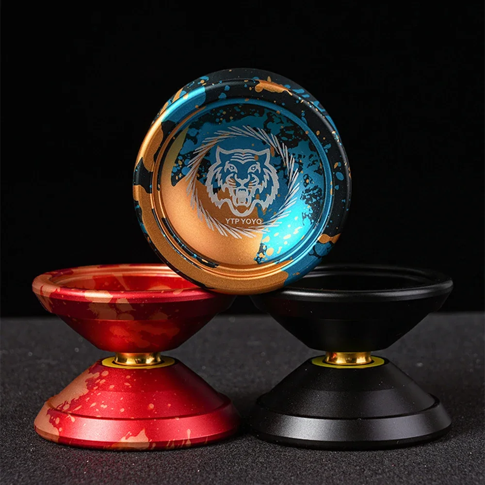 Yoyo Professional Magic Yoyo Metal Yoyo With 10 Ball Bearing Alloy Aluminum High Speed Unresponsive Yo Yo Classic Toys For Kids