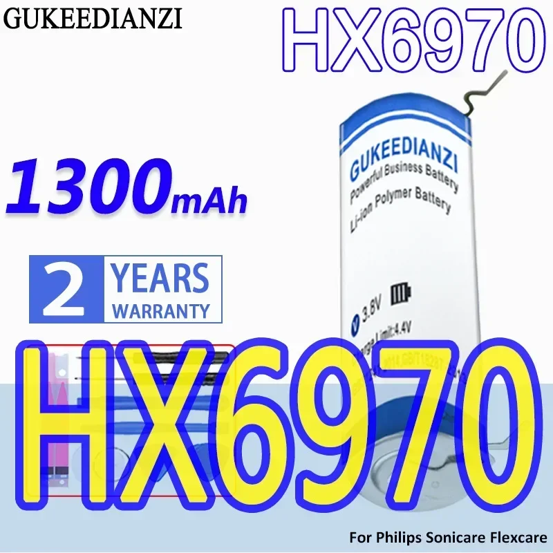 

1300mAh For Philips Sonic HX6970 HX6530 HX6511 HX6320 HX6330 HX6720 HX6710 HX6760 HX9350 HX9360 Electric Toothbrush Battery