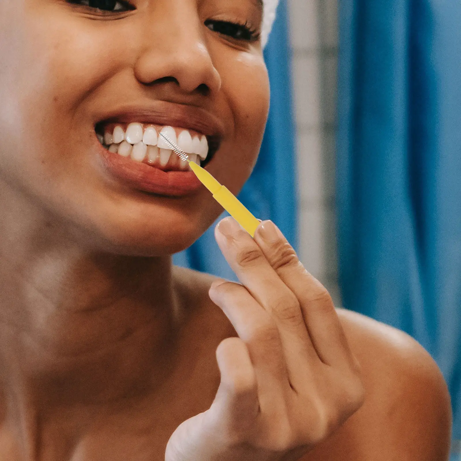 60Pcs Interdental Brushes Premium Stainless Steel Bristles for Tight Gaps Health Orthodontic Cleaning Travel Portable Oral