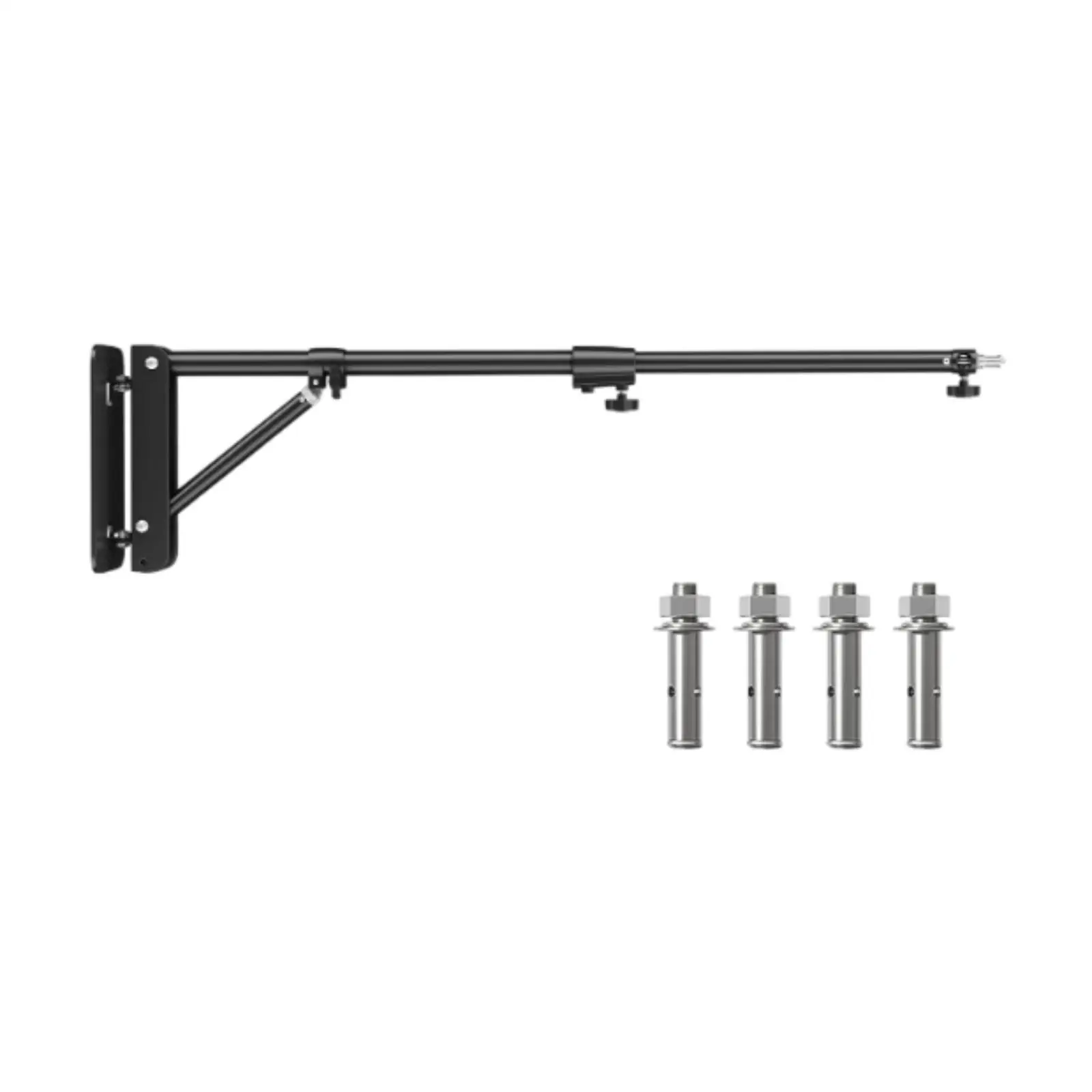 

Wall Mounted Ring Light Mount Triangle Base Aluminum Alloy Space Saving Mounting Bar Wall Light Holder for Studio Video Light