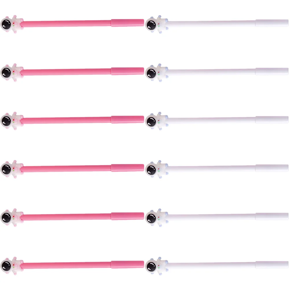 

12 Pcs Gel Pen Writing Pens for Students Cute Cartoon School Gifts Ballpoint Bulk Pp