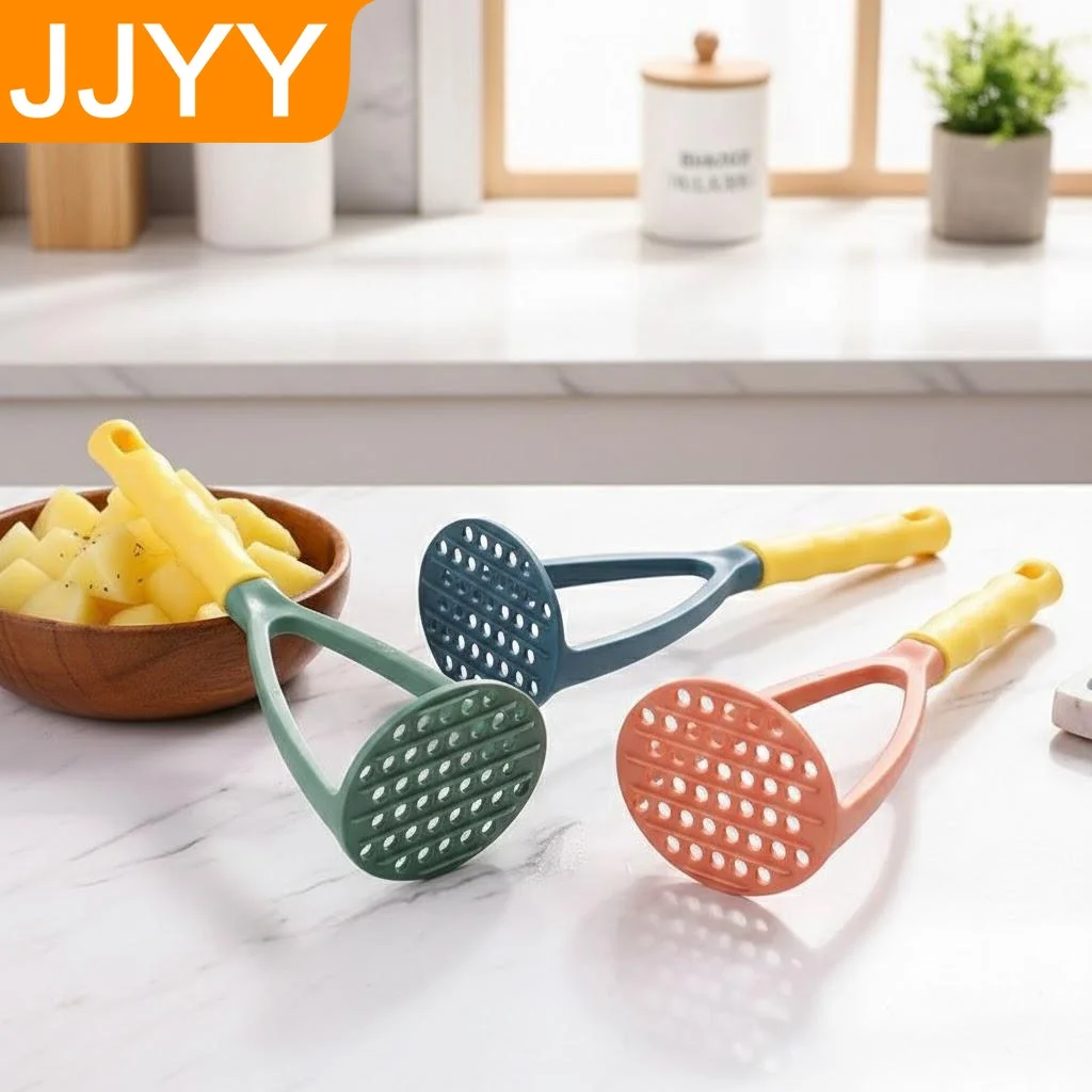 Triturador manual de patatas y calabaza, utensilio de cocina duradero en forma de campana para puré suave