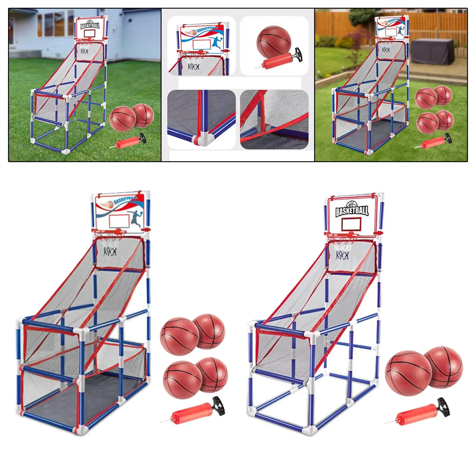 Kids Basketball Hoop Arcade Game Indoor Outdoor Sport Play for Ages 3 to 12 Years Old Kids Teens Party Favors Birthday Gifts