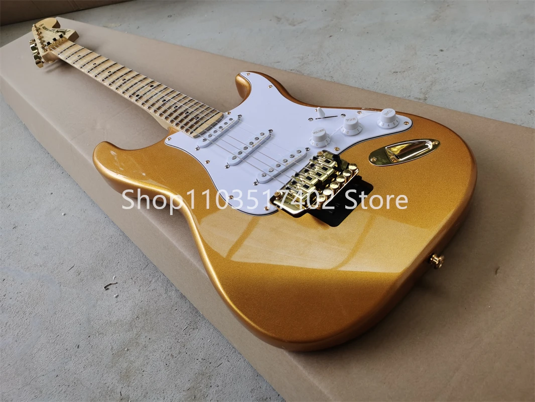 Classic fan fretboard electric guitar, slotted fretboard, professional quality, free shipping.