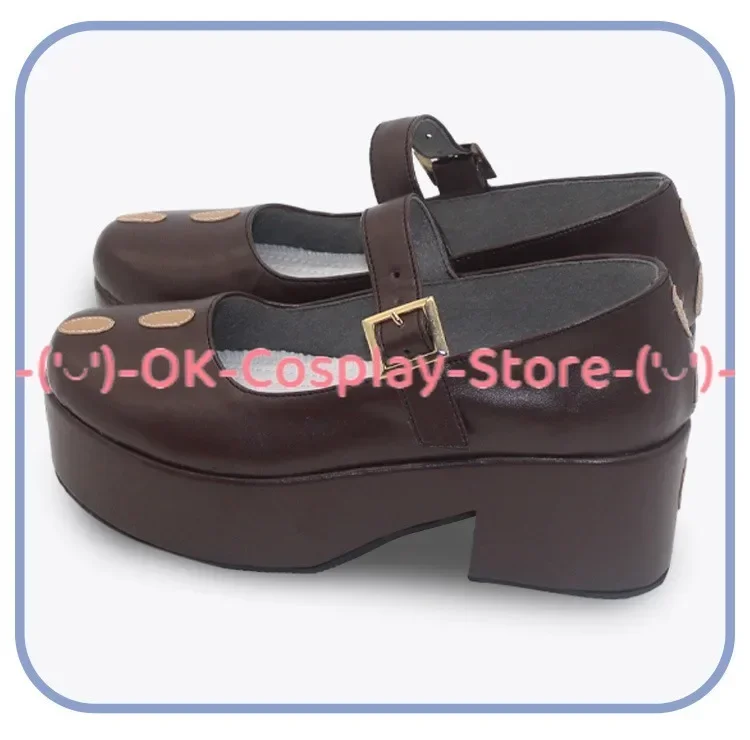 [Customized] Otori Emu Cosplay Shoes Anime Roleplay Props Halloween Carnival Holiday Party PU Leather Chunky Platform Boots