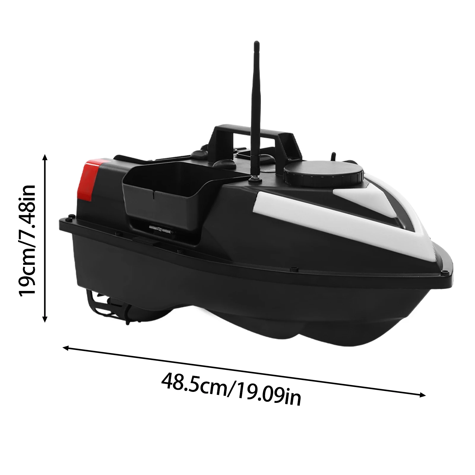 Fischköderboot mit Doppelmotor, Fernbedienung, AC100-240V, automatische Rückkehrfunktion, GPS-Fischfinder, unterstützt 5200mAh Lithium-Batterie für die Lieferung von Maisködern. – Detail 17