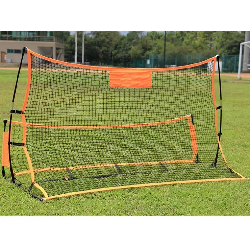 شبكة كرة قدم عالية الجودة مزدوجة الجوانب قابلة للفصل ومحمولة وارتفاع قابل للتعديل لكرة القدم