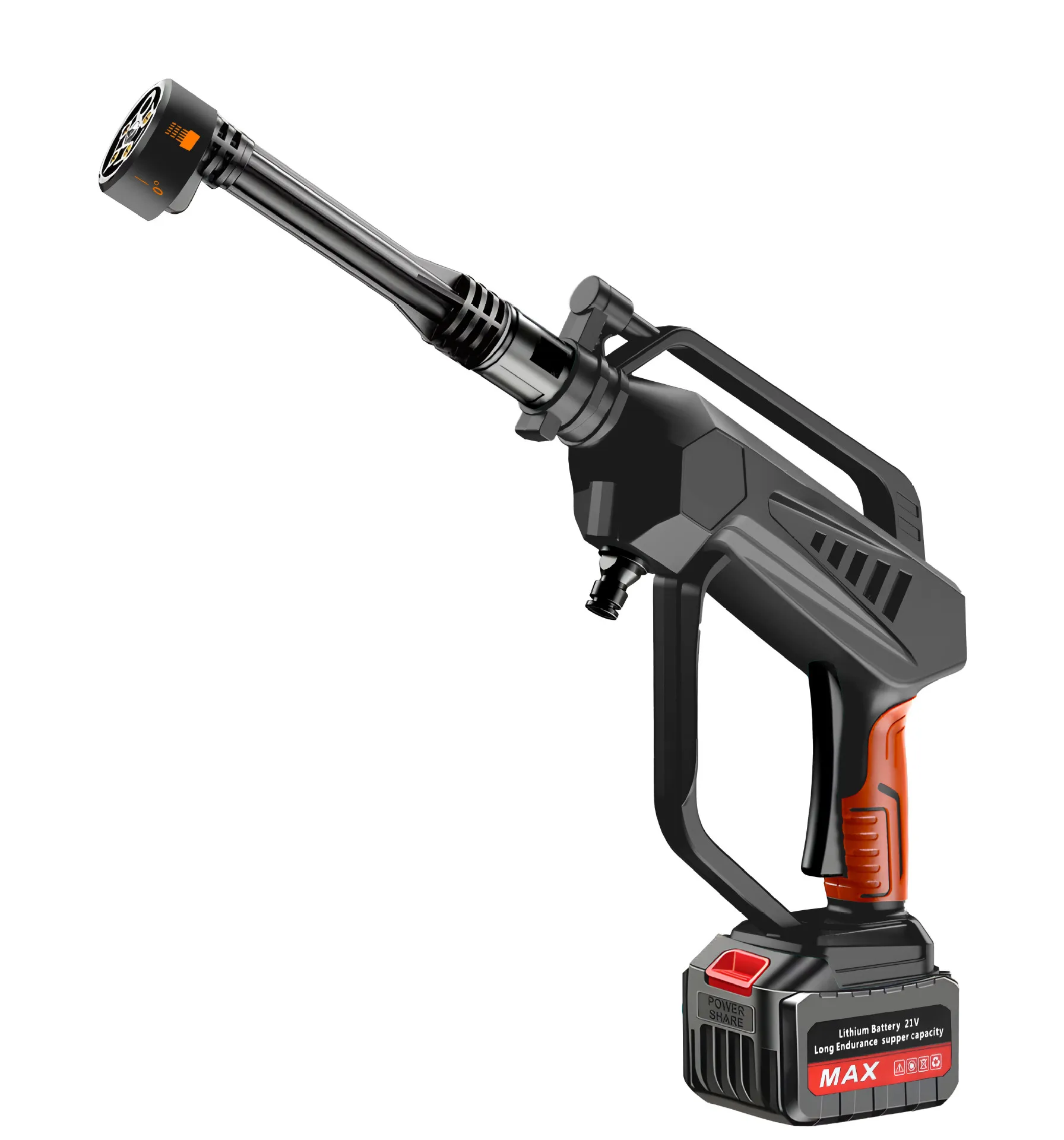 

For m Portable Cordless Lithium High Pressure Washer Car Wash Water Spray Gun Wireless Car Washing Machine Equipment 1500mAh m