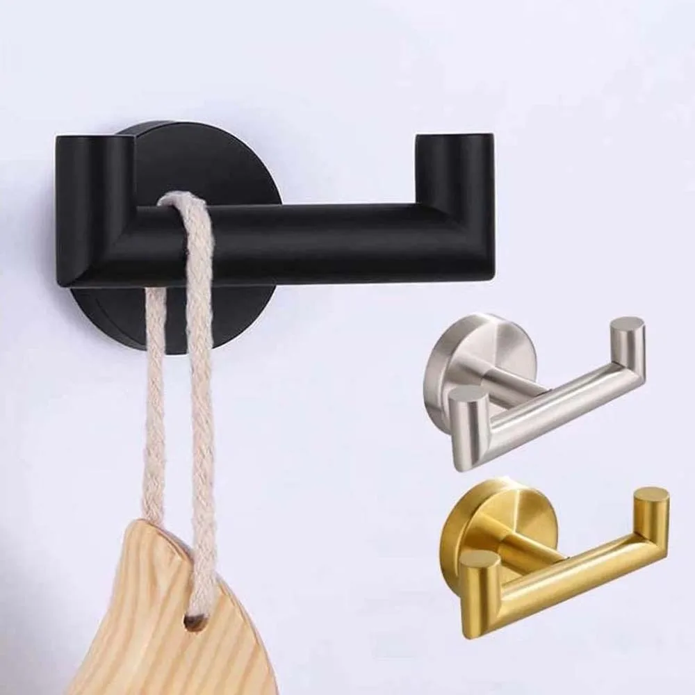 

Стеллаж для хранения, настенный крючок для одежды, органайзер для прихожей, домашний декор, вешалка для полотенец для ванной комнаты, халат/кепка из нержавеющей стали