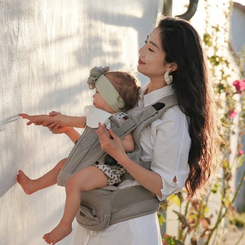 

Waist stool baby strap, baby light travel in all seasons, front and rear dual-use two-in-one