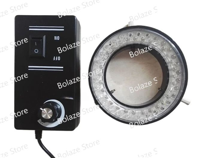 

Adjustable LED ring light source 60mm inner diameter zinc alloy UV light 365nm machine vision microscope