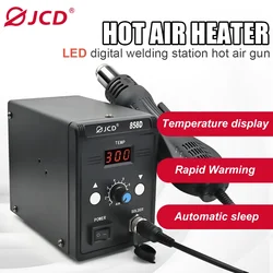 JCD Hot Air Gun 858D 700W BGA Rework Solder Station Soldering Heat Air Gun Station 220V / 110V For SMD SMT Welding Repair Tools