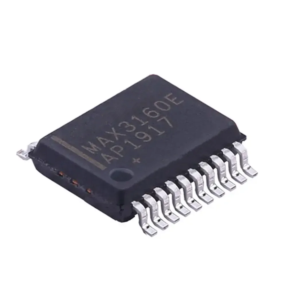 5PCS/LOT  MAX3160EAP+T MAX3160EAP MAX3160E MAX3160 Package:SSOP20 RS232/RS422/RS485 Transceiver Interface Chip ( New original )