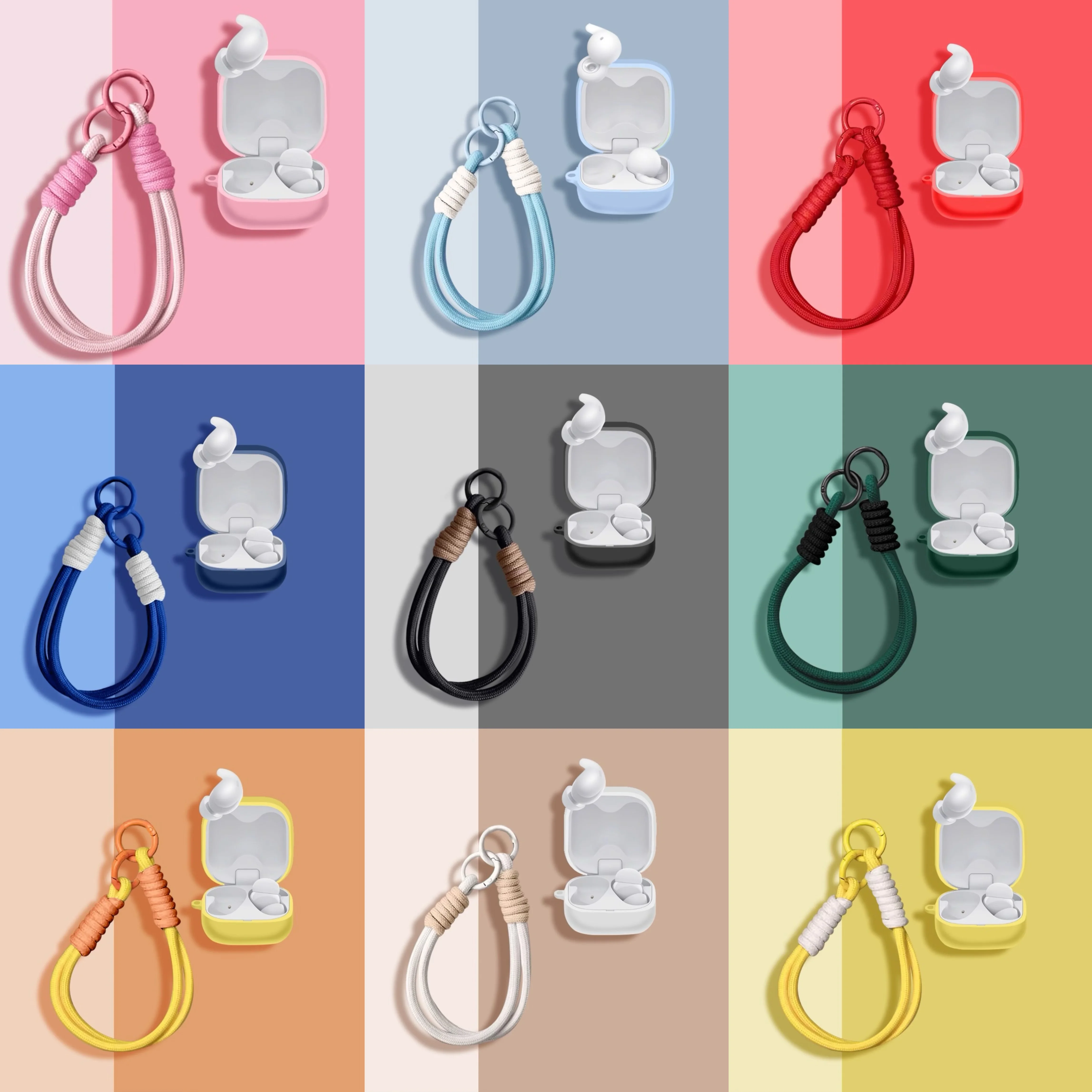 

For Sony LinkBuds Open WF-L910 Silicone Protect Bluetooth Protective Earphones Case Cover Shockproof Wireless Headphones Box