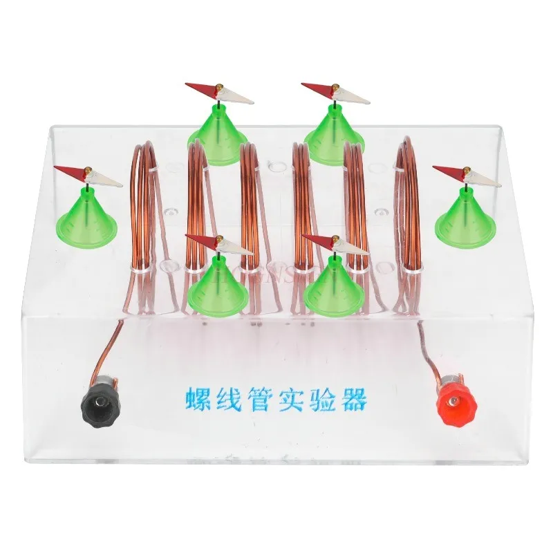 

1set Electric Solenoid Experimenter Demonstrator Magnetic Field Small Needle Magnetic Powder Teaching Instrument