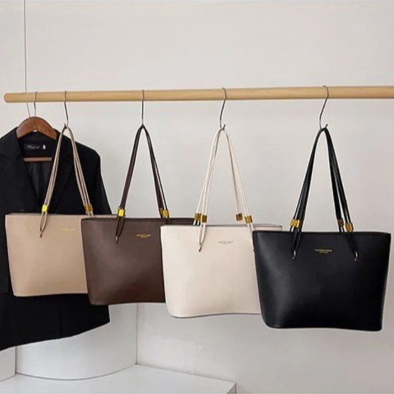 

Fashionable Trendy Shopper Bag Large Capacity For Women Business Commuter With High-End Minimalist Vintage Style