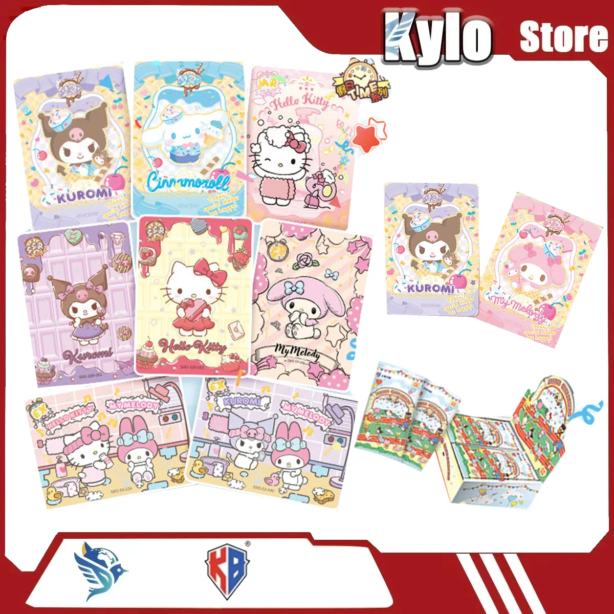 

Коллекционные мини-карточки Sanrio Polaroid от Kabao Culture And Creative Works в подарок другу, серия Sanrio Family, с низким содержанием калорий.