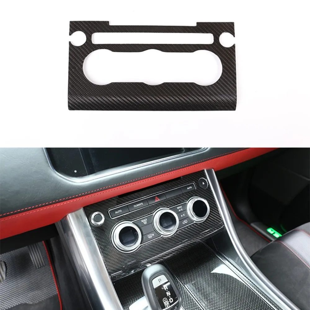 

Car Central Control Air Conditioner Volume Panel For Land Rover Range Sport 2014-2018 Carbon Fiber Sticker Car Accessories