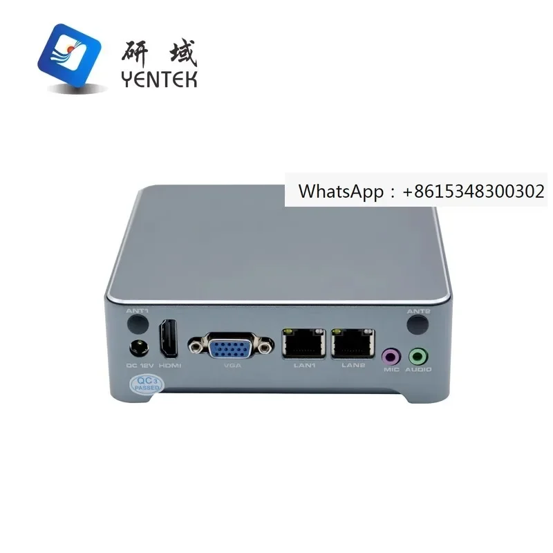 N3929SZ двухпортовый компьютер N2808, маломощный промышленный ПК, маленькая одиночная сеть J1900, небольшой хост промышленного управления