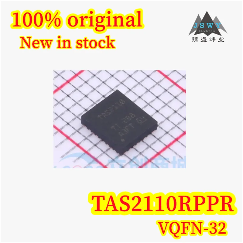 

(5/20pcs) TAS2110RPPR TAS2110 VQFN-32 Original Electronics Single Channel Class D Audio Amplifier Chip New in stock
