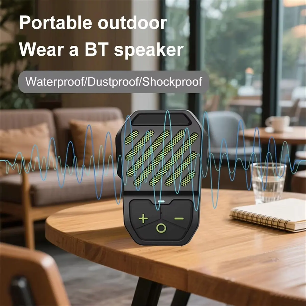 

*A12R Карманный Bluetooth-динамик, клипсовый динамик, беспроводной BT-микрофон, петличный динамик для занятий спортом, работы, езды на велосипеде, оранжевый