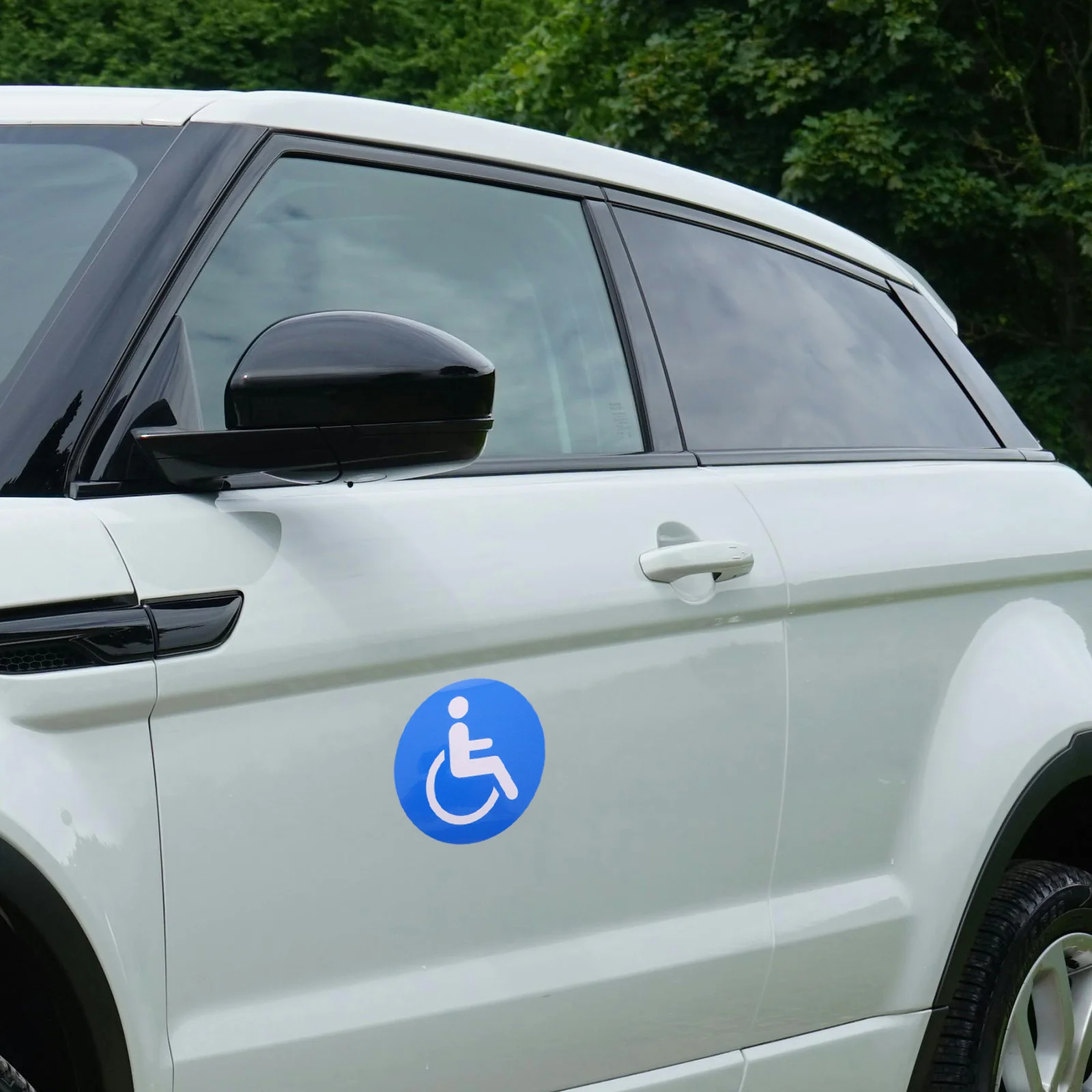 

Wheelchair Symbol Sticker Self-Adhesive Disabled Toilet Sign For Automotive Splashproof Handicap Decal Vehicle Glass