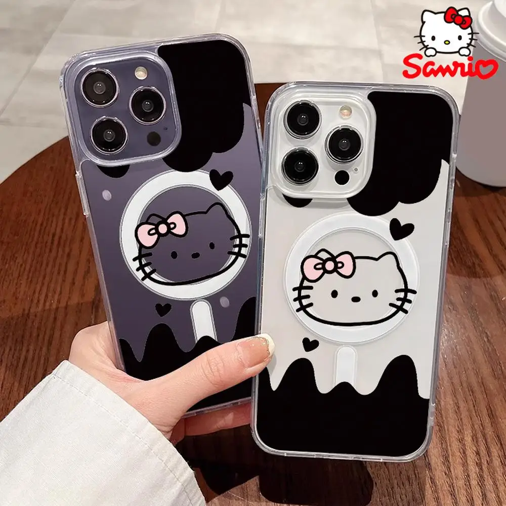 

Kitty Cat Phone Cases Iphone 16/15/14/13/12/11/x/xs/xs Max Woman Iphone Case Sanrio Kt Anime Accessory Sanrio Hellokitty Toys