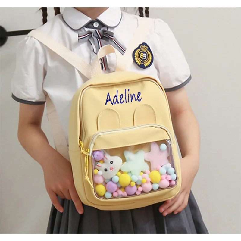 New Customized Name Children's Women's Small Backpack Shopping, School, Kindergarten Versatile Small Fresh Women's Backpack