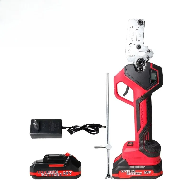 HM-1.2 Battery Powered Steel Aluminum Rail Cutter Portable Electric Guide Rail Cutting Machine for Metal Processing
