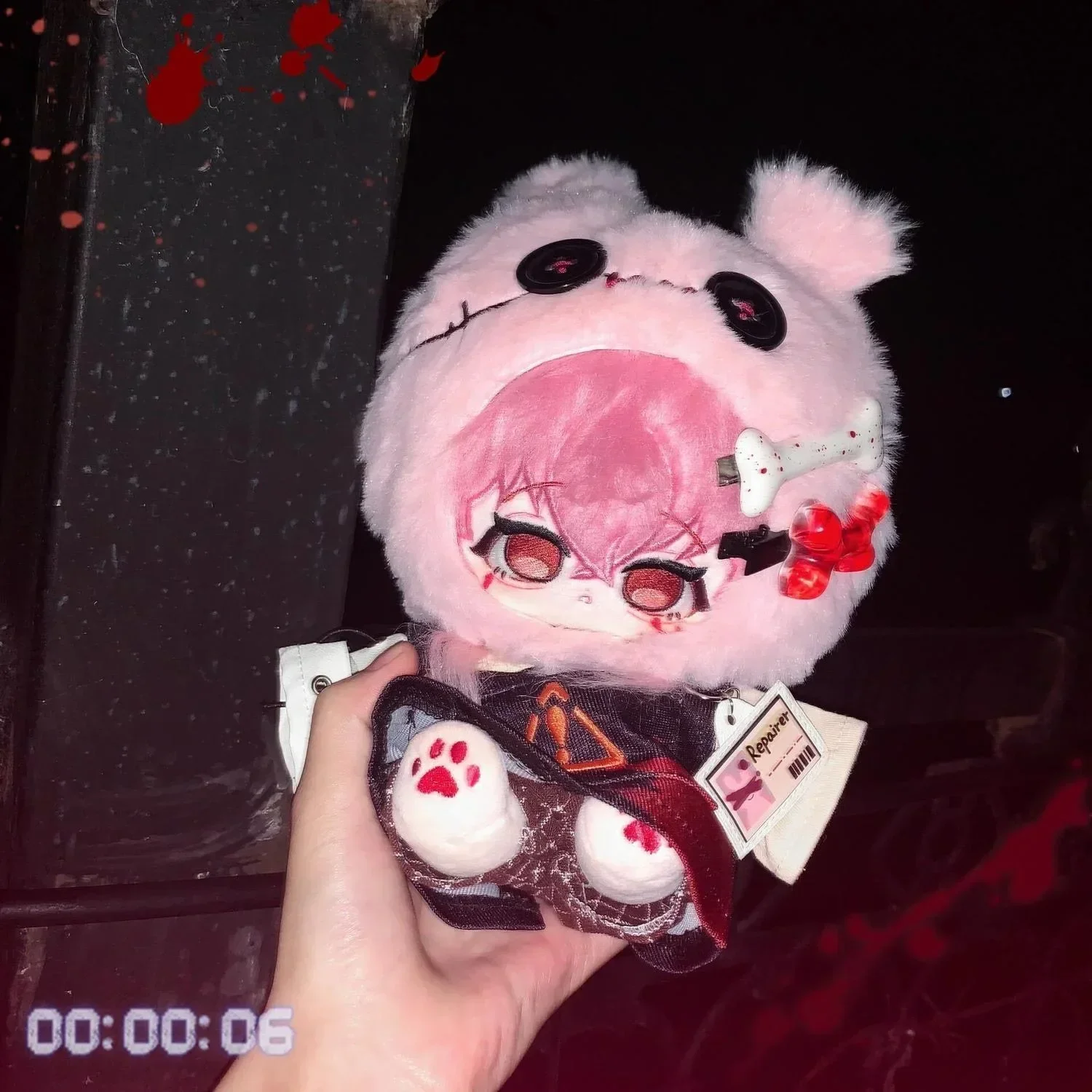 Anime futuro diário papel gasai yuno menina cosplay 20cm boneca de pelúcia com esqueleto corpo vestir-se algodão boneca brinquedos de pelúcia mascote presente