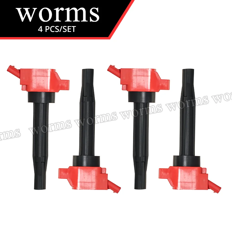 

Worms High Performance Ignition Coil Upgrade 4PCS Set For Hyundai Genesis Turbo 2.5L 2021-2024