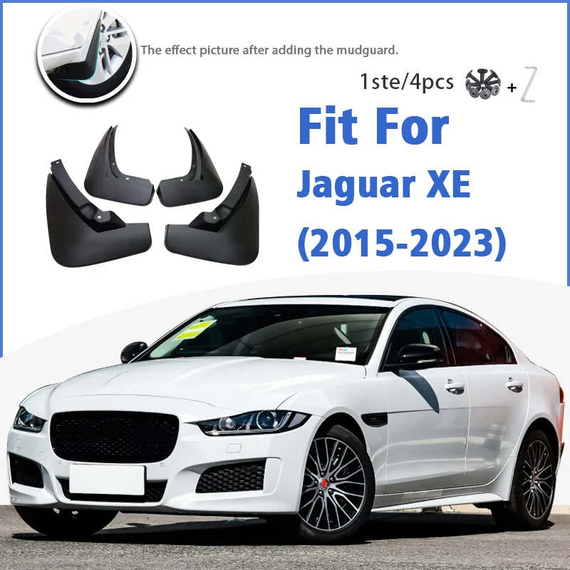 Mudguard For JAGUAR XE 2015-2023 Front Rear 4pcs Mudflaps Mudguards Car Accessories Auto Styline Splash Guard Fender Mud Flap