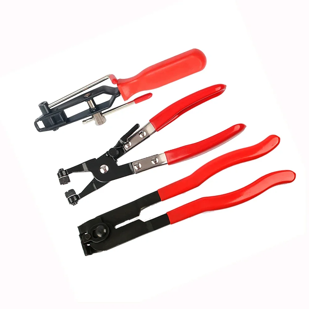 

3pcs/set CV Joint Clamp Banding Install Tool Ear Type Boot Clamp Pliers Metal Hand Tool CV Boot Clamp Plier Fuel Hose Clamp Tool