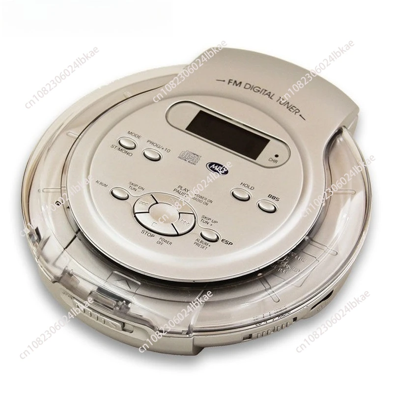 Portable CD player, Walkman CD player, English CD support Silver