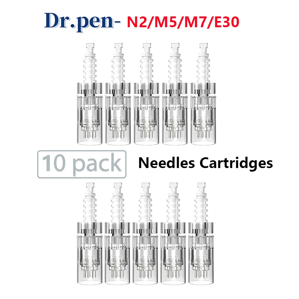 Dr.Pen Ultima N2/M5/M7/E30 ニードルカートリッジ - Ekai オリジナル ダーマペン N2 M5 M7 E30 交換部品 (10 個)