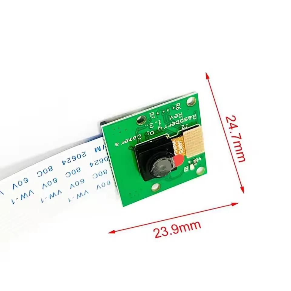 

2pcs Raspberry Pi CSI Camera 5MP 15cm Flexible Cable Support Pi 3B Pi 2 for DIY Video Recording