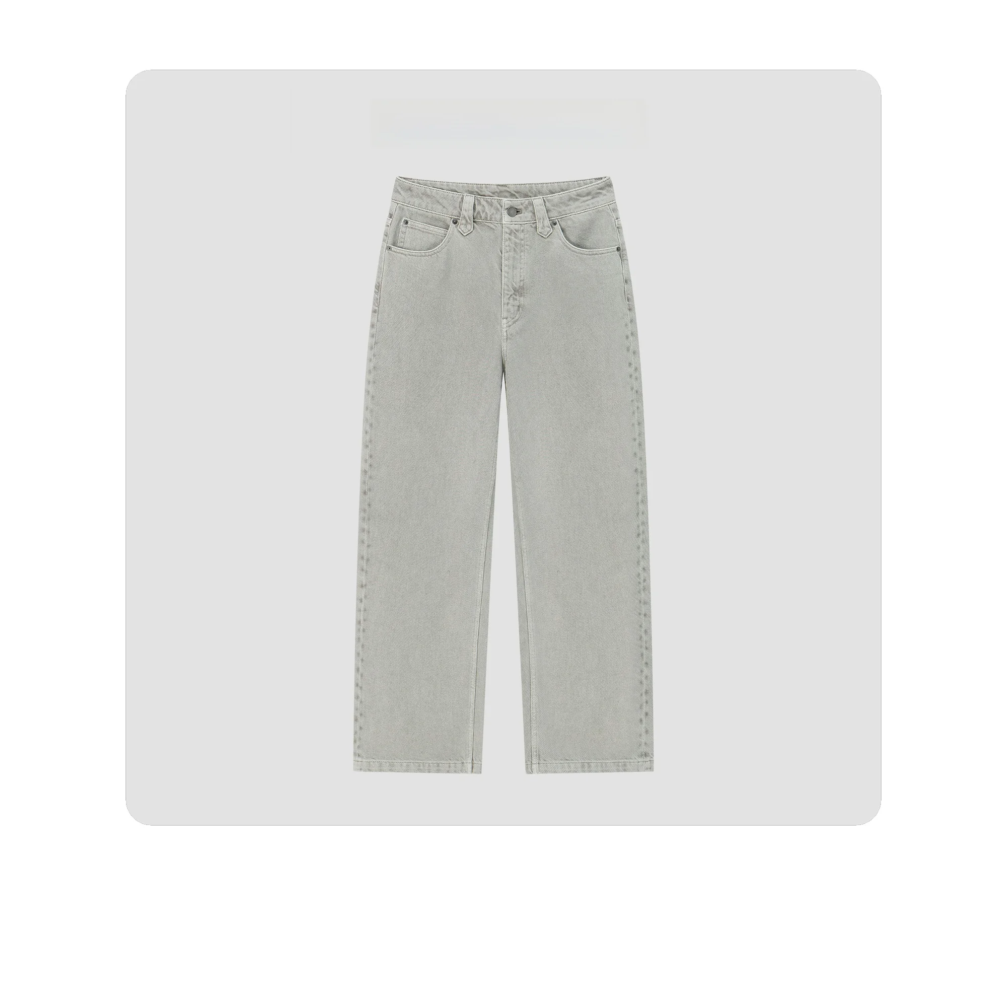 

Джинсы женские Cangyue из денима, прямые, зауженные, из чистого хлопка, в винтажном стиле, для повседневной носки и работы