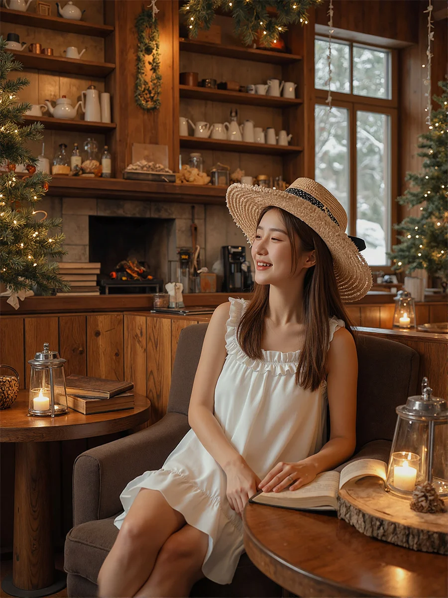 เดรสผู้หญิงสไตล์ชิคสำหรับฤดูหนาวและฤดูร้อน ทรงหลวม มินิเดรส หวาน เซ็กซี่ ผ้าฝ้าย ผ้าซาตินเนื้อบาง คอ halter ทรงเข้ารูป ทรงกระโปรงบาน ทรงเพรียวบาง สไตล์ preppy