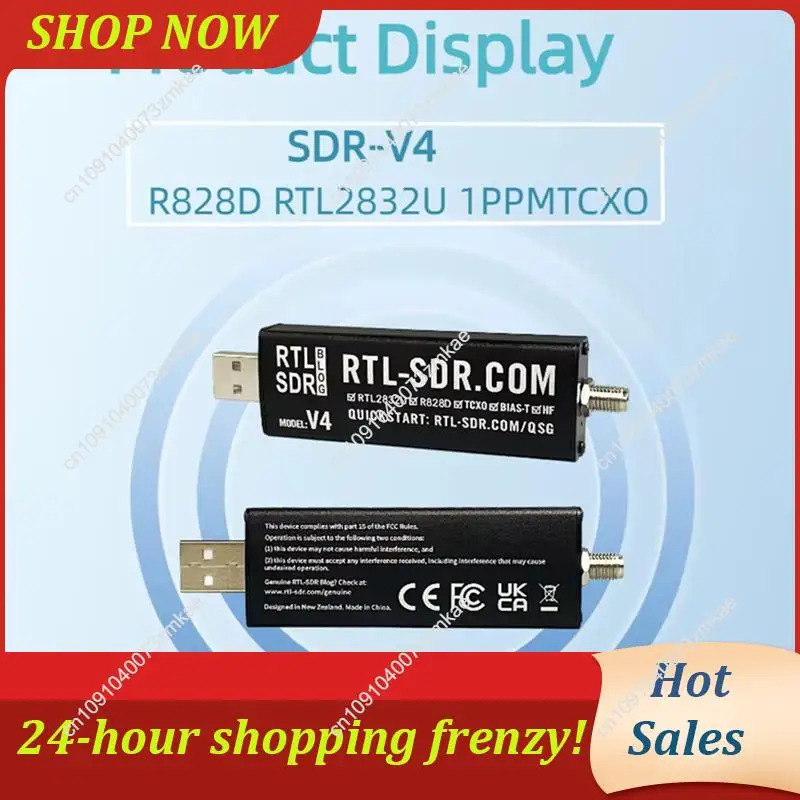 Daily Sale RTL-SDR Blog V4 Software Defined Radio 1PPM TCXO SMA RTLSDR Software Defined Radio mit Mehrzweckantenne
