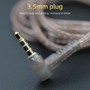 KZ Headset Cable, High Purity Copper Cube, Mixed Update Cable, Original Replacement Edx Pro/ZS10 Pro X, Headset Wire 10 Main Sales Cable Phone Kz - №1