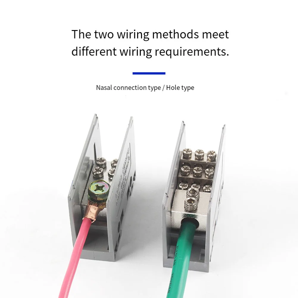 690V DIN Rail Terminal Block 18mm Width with 1 Input 4 Output Electrical Connector Distribution Block for Control Systems
