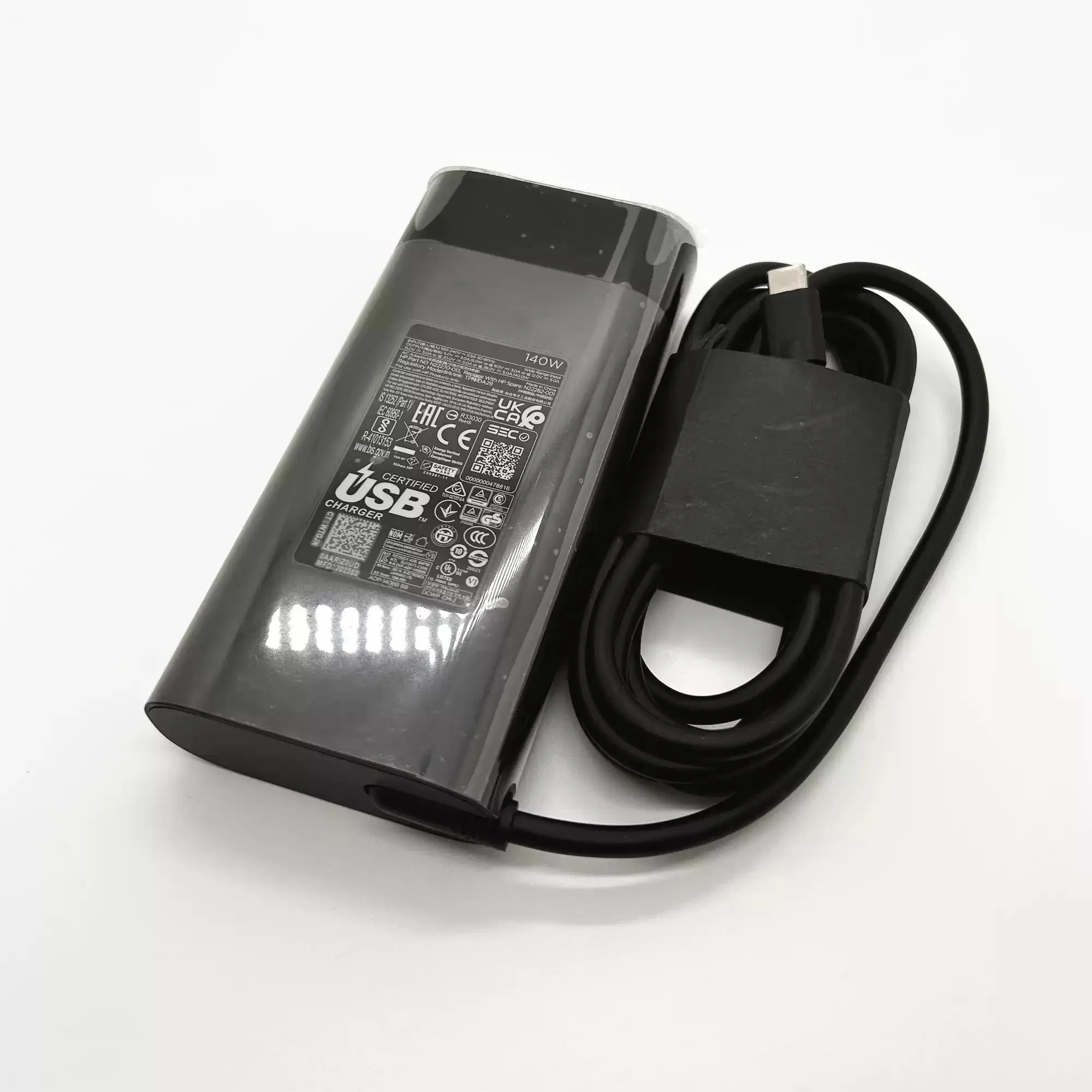 Original 140W 28V5A Usb-C Type-C Laptop Adapter Charger for Hp Omen Transcend 14 Tpn-Da29 Laptop Power Supply