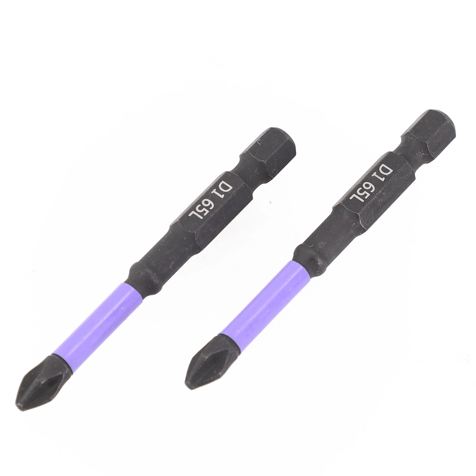 PH2 Magnetic Batch Head Screwdriver Set 2pcs Non slip Cross Bit Resistant for Electric Screwdrivers and Hand Drills