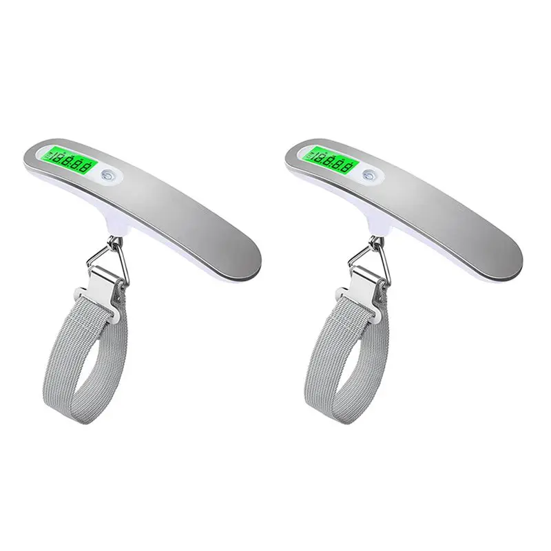 ABRT-2X LCD Digital Hanging Scale Luggage Suitcase Baggage Weight Scales With Belt For Electronic Weight Tool 50Kg/110Lb